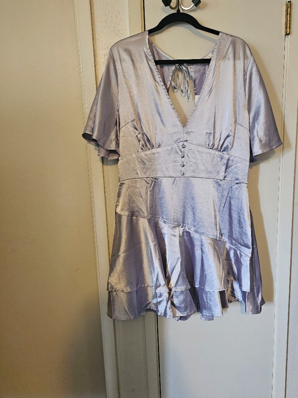 Satin romper
